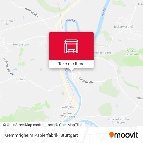 Карта Gemmrigheim Papierfabrik