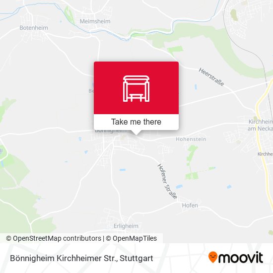 Карта Bönnigheim Kirchheimer Str.