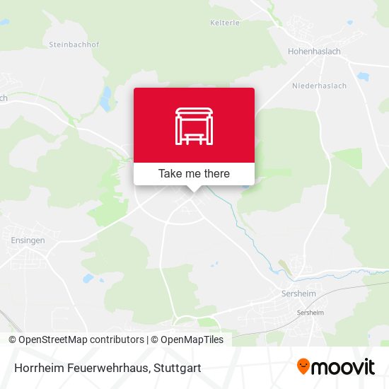 Horrheim Feuerwehrhaus map