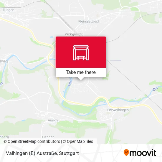 Карта Vaihingen (E) Austraße