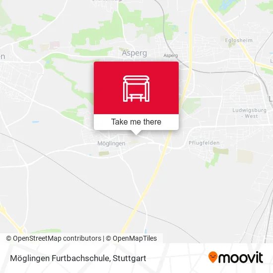 Карта Möglingen Furtbachschule