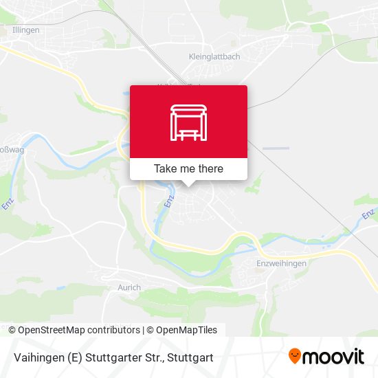 Vaihingen (E) Stuttgarter Str. map
