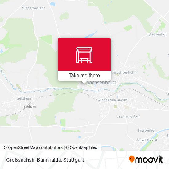 Карта Großsachsh. Bannhalde