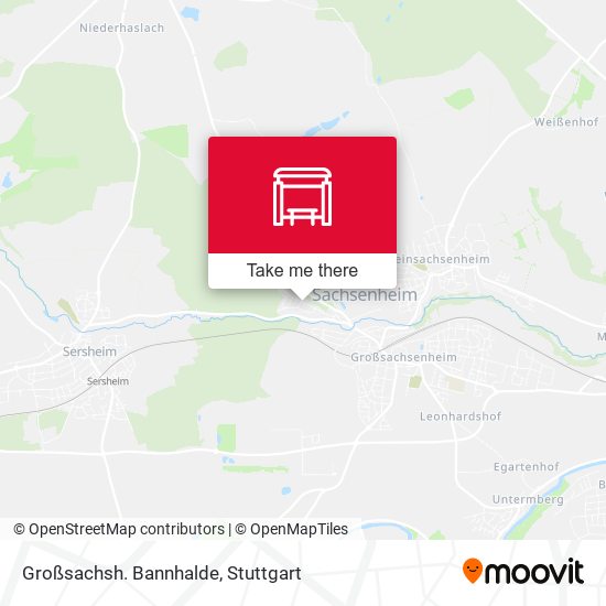 Großsachsh. Bannhalde map