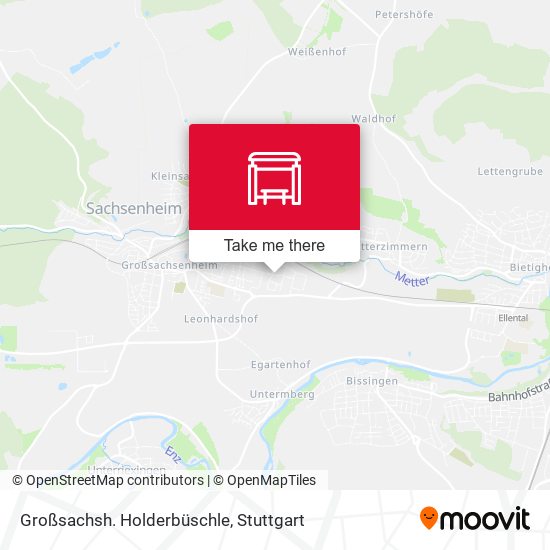 Großsachsh. Holderbüschle map