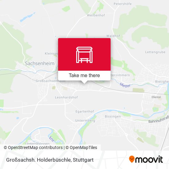 Großsachsh. Holderbüschle map
