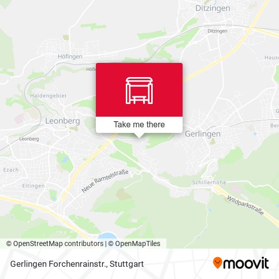 Gerlingen Forchenrainstr. map
