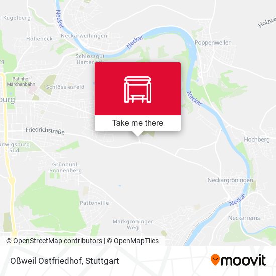 Oßweil Ostfriedhof map