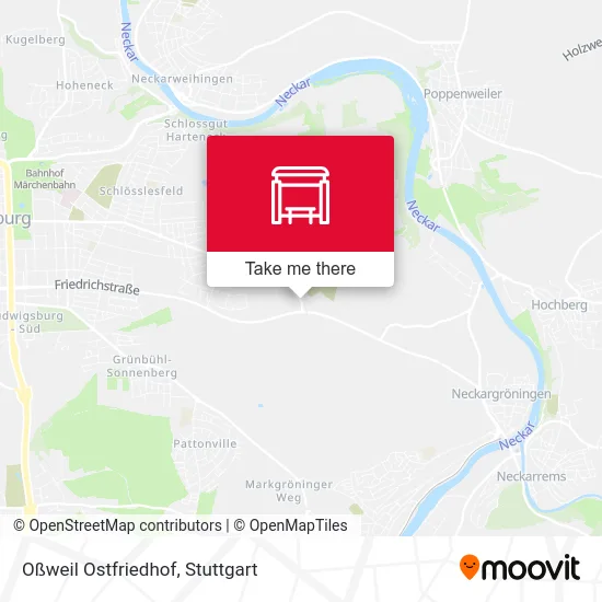 Карта Oßweil Ostfriedhof