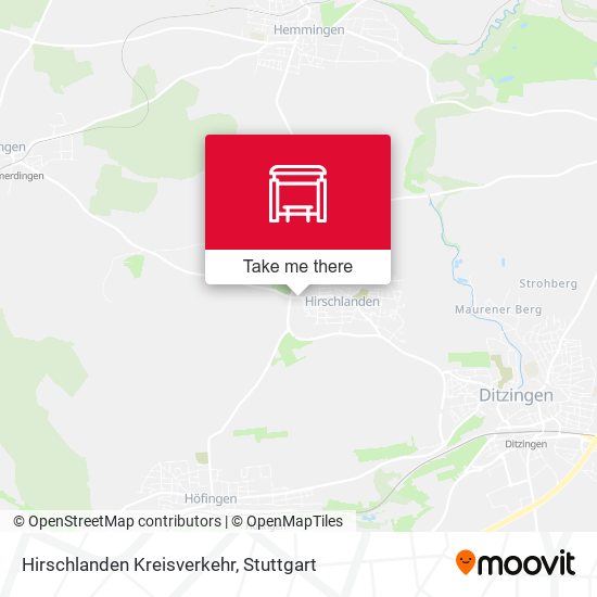 Hirschlanden Kreisverkehr map