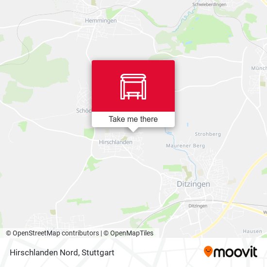 Карта Hirschlanden Nord