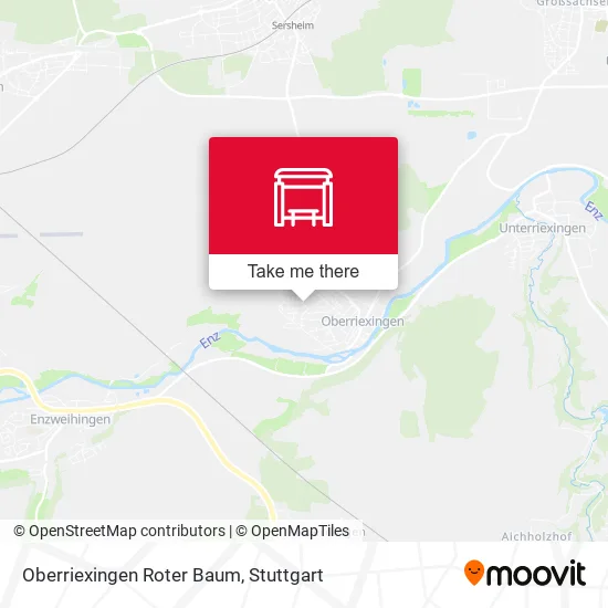 Карта Oberriexingen Roter Baum