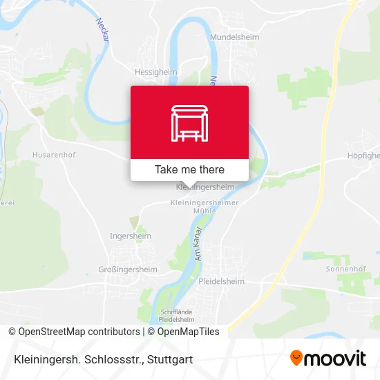 Карта Kleiningersh. Schlossstr.