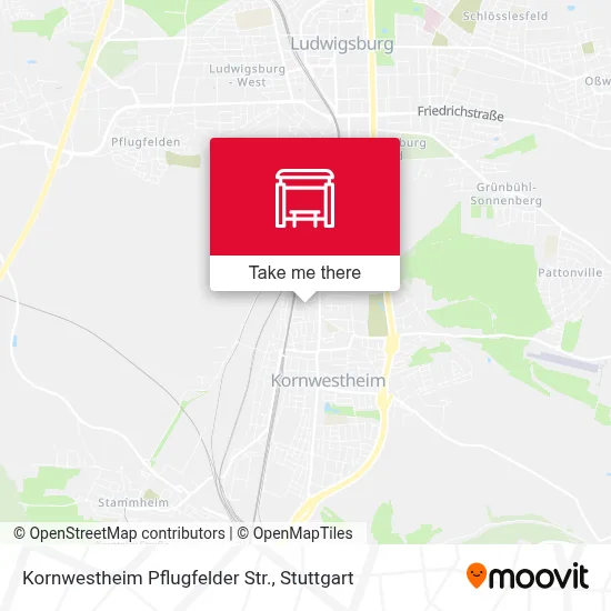Kornwestheim Pflugfelder Str. map