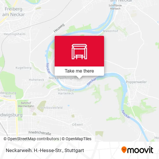 Карта Neckarweih. H.-Hesse-Str.
