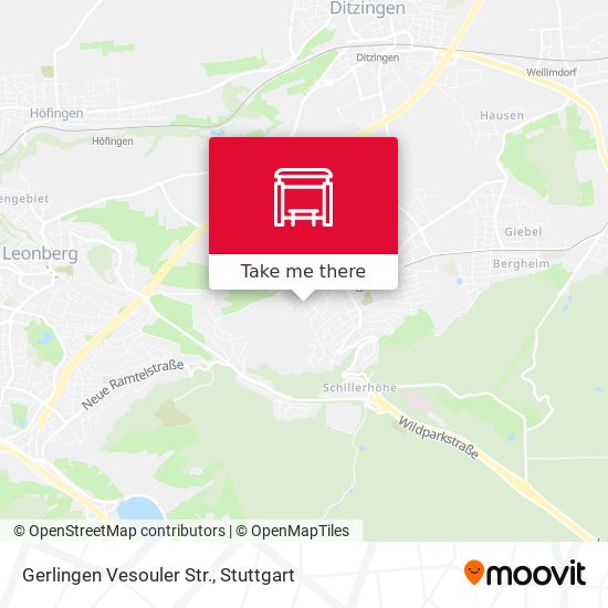 Gerlingen Vesouler Str. map