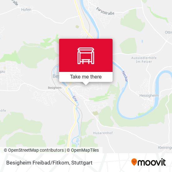 Карта Besigheim Freibad/Fitkom