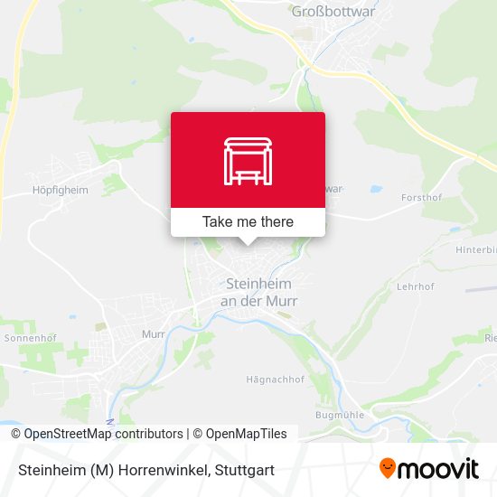 Steinheim (M) Horrenwinkel map