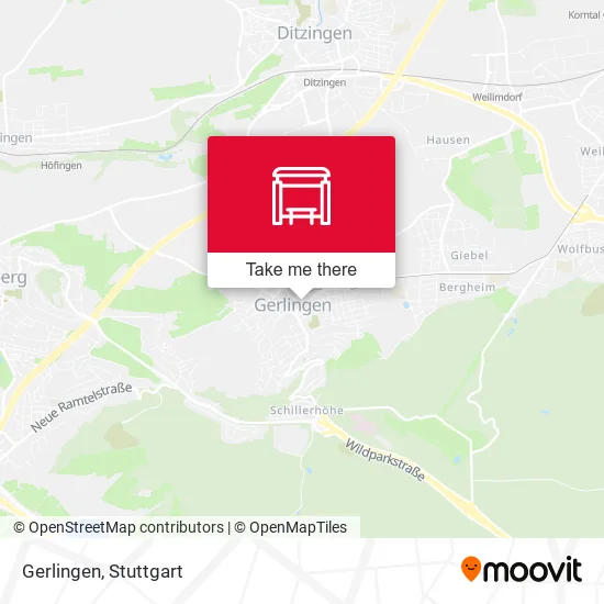 Карта Gerlingen