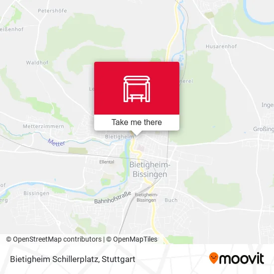 Карта Bietigheim Schillerplatz