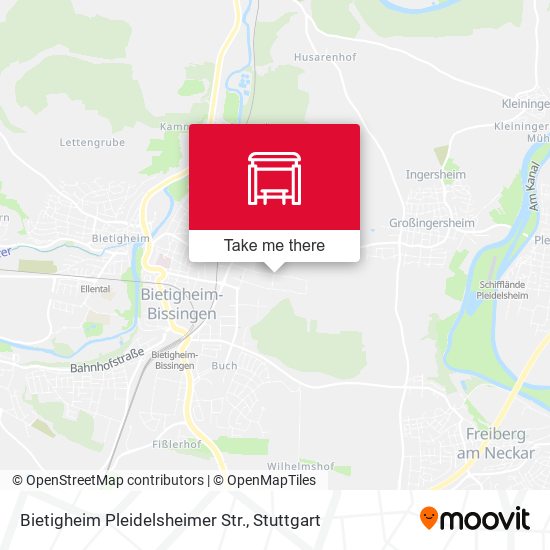 Карта Bietigheim Pleidelsheimer Str.