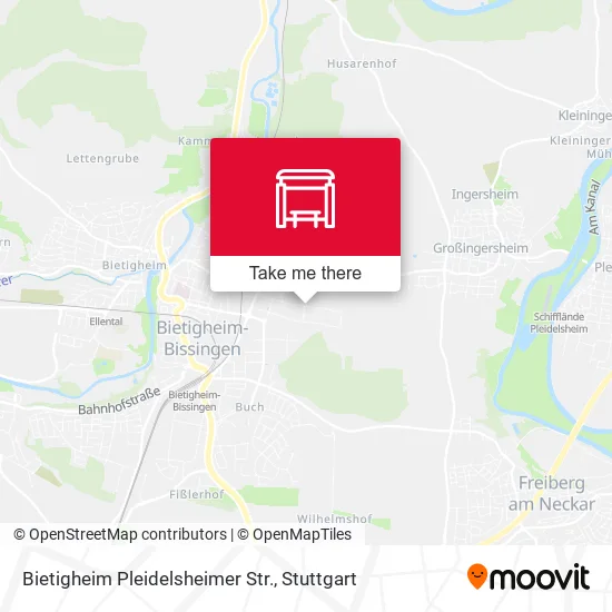 Карта Bietigheim Pleidelsheimer Str.