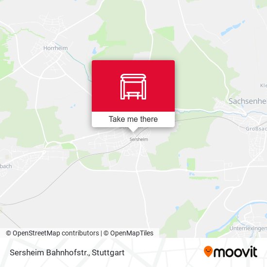 Карта Sersheim Bahnhofstr.