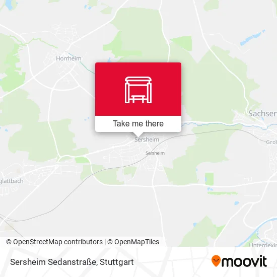 Карта Sersheim Sedanstraße