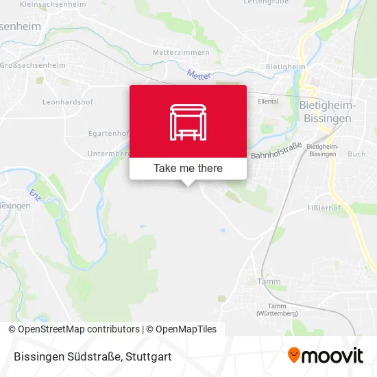 Карта Bissingen Südstraße