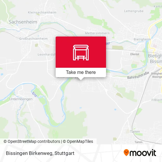 Карта Bissingen Birkenweg