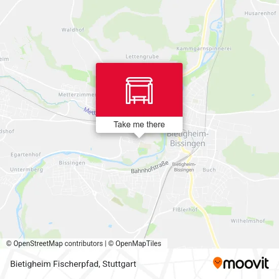 Карта Bietigheim Fischerpfad