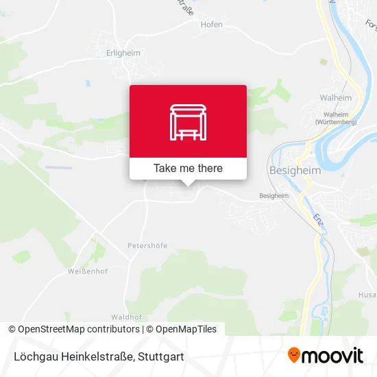 Карта Löchgau Heinkelstraße