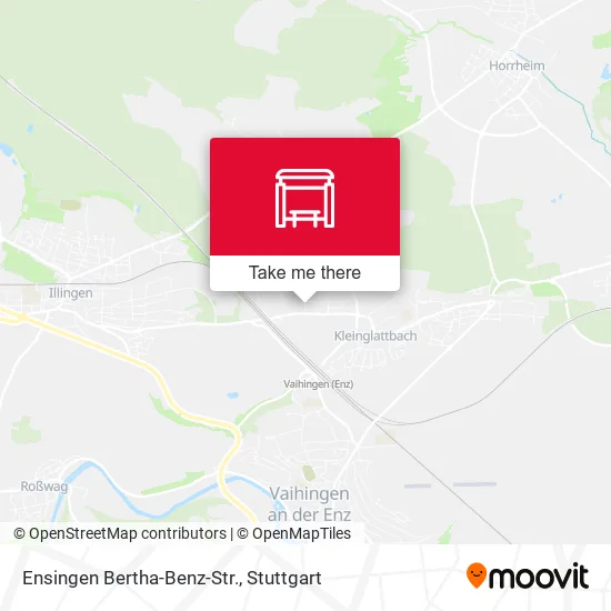 Карта Ensingen Bertha-Benz-Str.