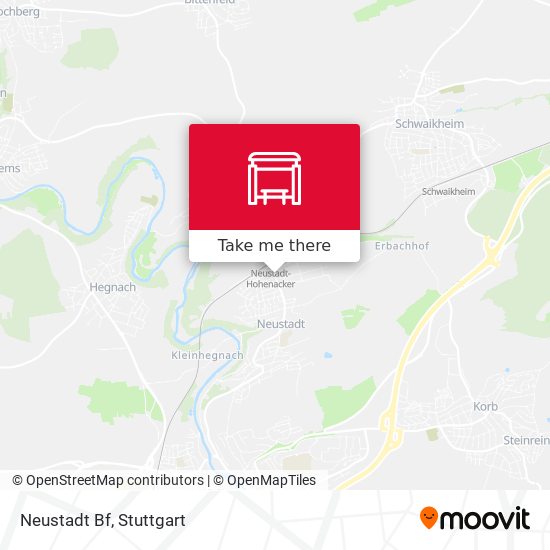 Neustadt Bf map
