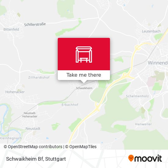 Карта Schwaikheim Bf