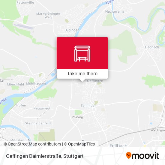Oeffingen Daimlerstraße map