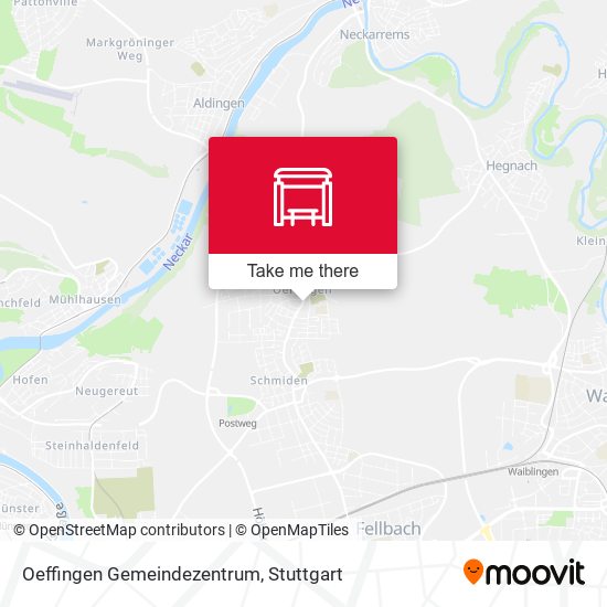 Oeffingen Gemeindezentrum map