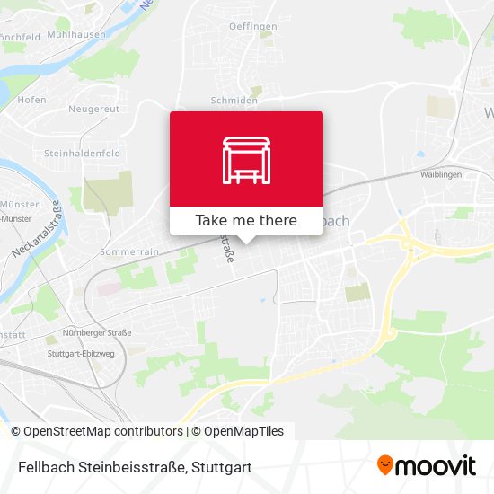 Fellbach Steinbeisstraße map