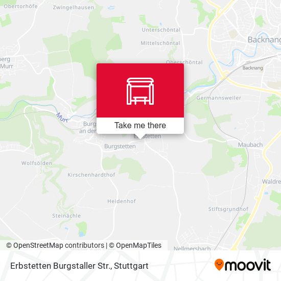 Erbstetten Burgstaller Str. map
