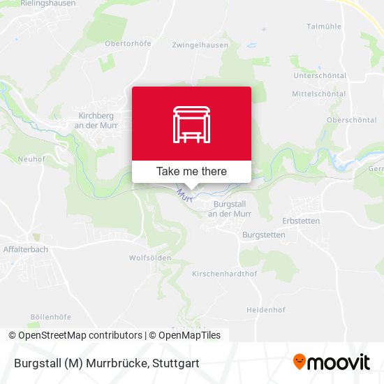 Burgstall (M) Murrbrücke map