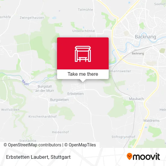 Erbstetten Laubert map