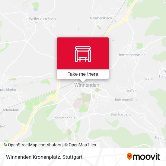 Карта Winnenden Kronenplatz