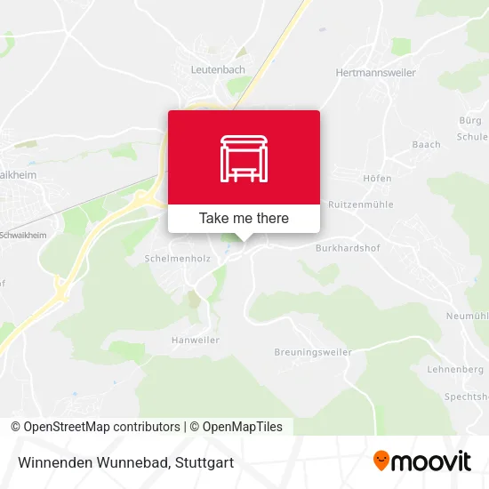 Карта Winnenden Wunnebad