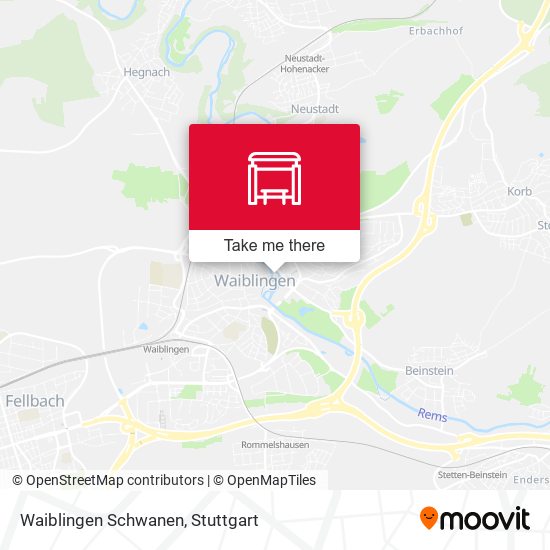 Карта Waiblingen Schwanen