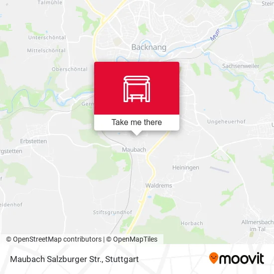Карта Maubach Salzburger Str.
