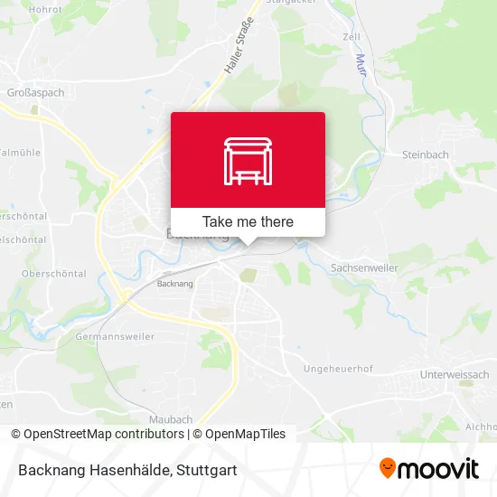 Карта Backnang Hasenhälde