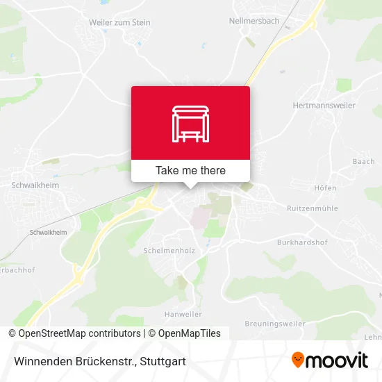 Карта Winnenden Brückenstr.