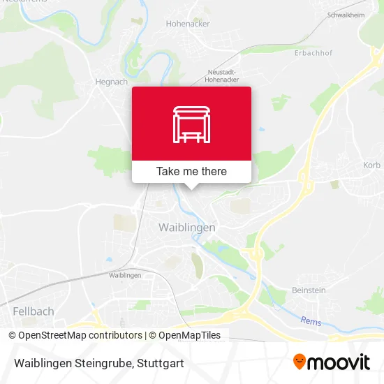 Карта Waiblingen Steingrube