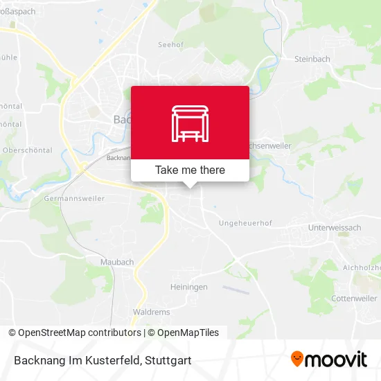 Карта Backnang Im Kusterfeld