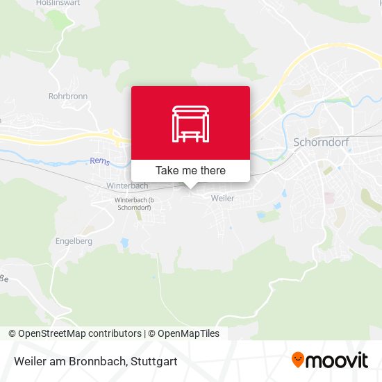 Карта Weiler am Bronnbach